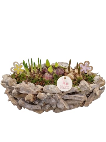MeinVIPShop Arrangement aus bunten Frühlingsblumen 40cm
