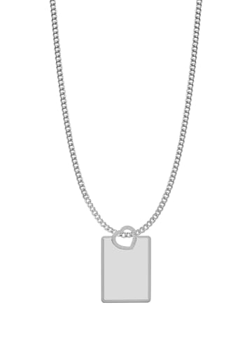 Adeliás Damen Anhänger – Herz Herzanhänger aus 925 Silber in silber