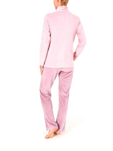 NORMANN Hausanzug Homewear Nicky Velvet - 15724 in altrose