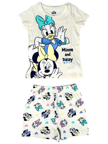 Disney Minnie Mouse Schlafanzug Minnie Mouse & Daisy Duck in Creme