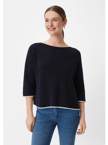 comma CI Strickpullover 3/4 Arm in Blau