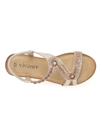 Vivance by Lascana Sandalette in goldfarben