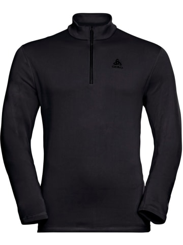 Odlo Longsleeve "Midlayer 1/2 Zip Berra" in Schwarz