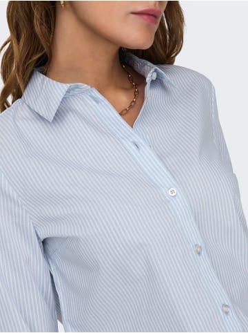 JACQUELINE de YONG Business Basic Hemd Bluse JDYMIO in Hellblau