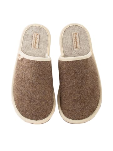 Adelheid Filzpantoffel Adelheid haselnuss in Beige