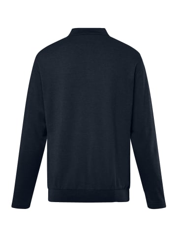 Men Plus Poloshirt in navy blau