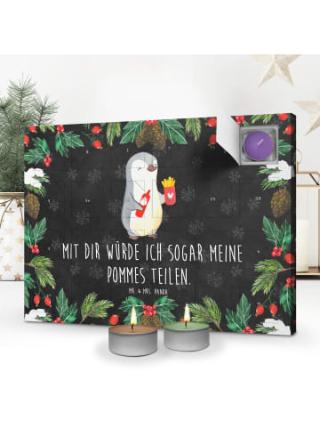 Mr. & Mrs. Panda adventskalender mit kerzen Pinguin Pommes mit S... in Kreidetafel