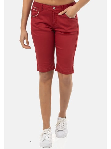 Cipo & Baxx Jeansshorts in BURGUNDY