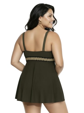 Ulla Popken Soft-BH in dunkel khaki