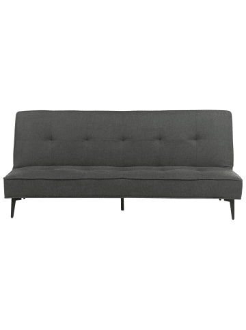 Beliani 3-Sitzer Sofa ESSVIK in Grau/Schwarz - (W) 191 x (H) 83 x (L) 90 cm