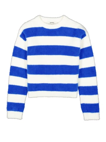 Garcia Pullover in Mohairoptik in cobalt blue