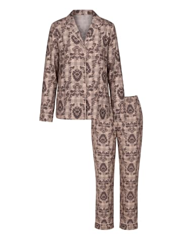 Ulla Popken Pyjama in pinienbraun