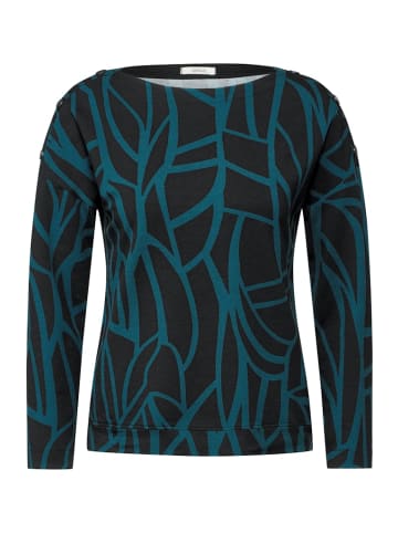 Cecil Shirt mit Knöpfen in Schwarz