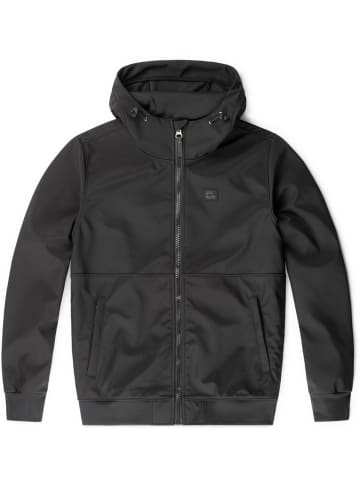 Vintage Industries Softshelljacke in Schwarz