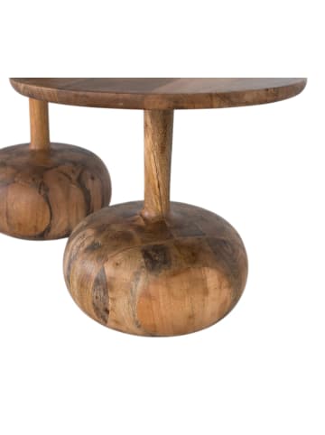 Giner y Colomer 2-tlg Set: Beistelltischen aus massivem Mangoholz