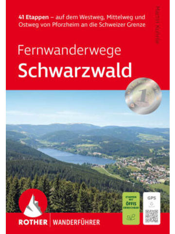 Bergverlag Rother Buch - Fernwanderwege Schwarzwald