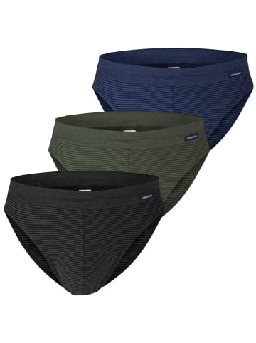 Ammann Slips 3er Pack in Anthrazit / Olive / Dunkelblau