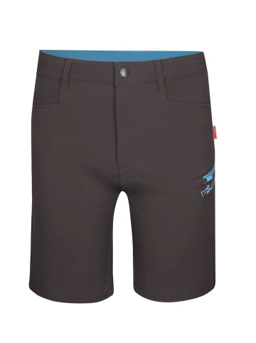 Trollkids Softshell Shorts "Haugesund" in Anthrazit/Blau