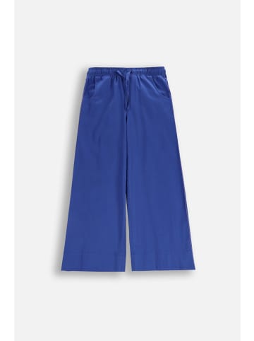 Coccodrillo Stoffhose mit weitem Bein in kobaltblau