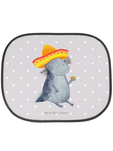 Mr. & Mrs. Panda Sonnenschutz Auto Axolotl Tequila ohne Spruch in Grau Pastell