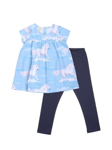 Walkiddy Kleid Kurzarm Kleid aus Baumwolle (Bio)