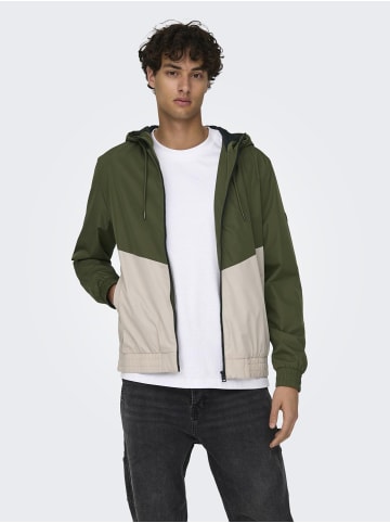 ONLY & SONS Jacke in Olive Night