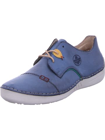 rieker Schnürhalbschuh in blau