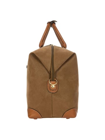 BRIC`s Life Weekender - Reisetasche 43 cm (olive) in camel