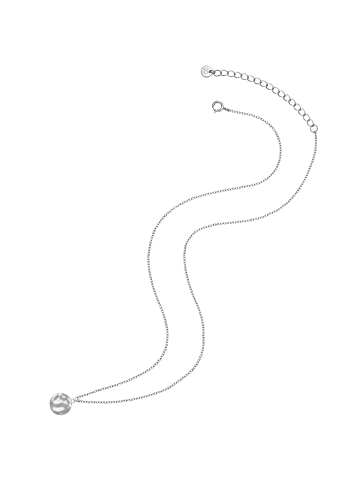 Glanzstücke München Halskette Kreis Sterling Silber in silber