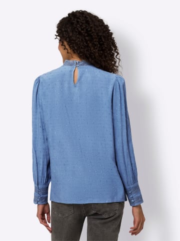 Heine Bluse in himmelblau