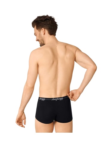 Sloggi Boxershort 2er Pack in Schwarz