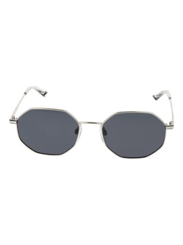 Bulget Unisex Sonnenbrillen Geometrisch Silber