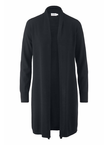 Hessnatur Hessnatur Strickjacke Regular aus reiner Bio-Merinowolle in schwarz