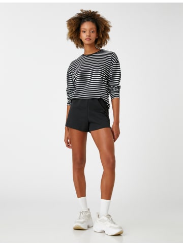 KOTON Shorts in Schwarz