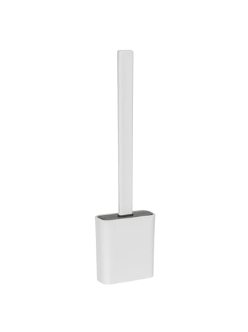 Wenko WC-Bürste ZALANA mit Silikonkopf in Weiß, (B) 9,8 x (H) 35,5 x (L) 4 cm