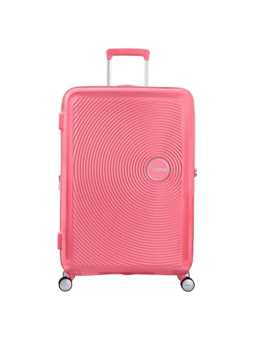 American Tourister Soundbox - 4-Rollen-Trolley 77 cm erw. (gelb) in sun kissed coral