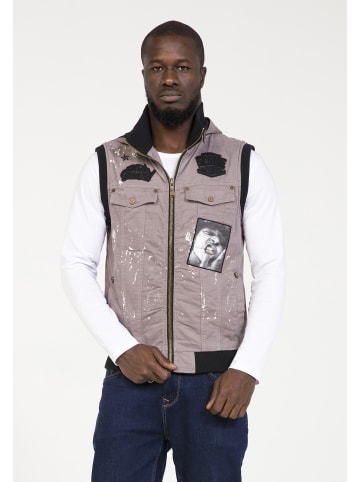 PLUS EIGHTEEN Herren Weste in Grau
