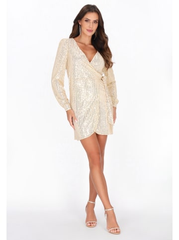 faina Women Dress in gold