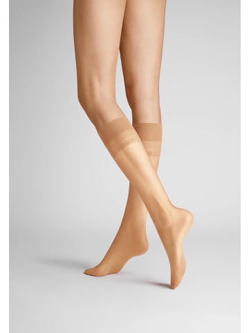 Hudson Feinkniestrümpfe Light 8 druckfreier Bund in Skin