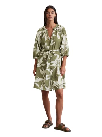 Marc O'Polo Kurzes Print-Kleid relaxed in multi/forest moss