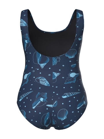 Ulla Popken Badeanzug in dunkelblau