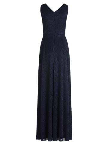 Vera Mont Abendkleid mit Plissee in Blue/Black