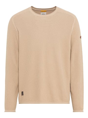 Camel Active Feinstrickpullover aus organic Cotton in Sand