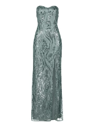 Vera Mont Abendkleid mit Pailletten in Platinum Grey