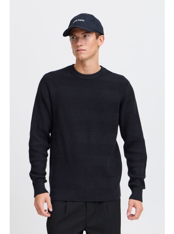 CASUAL FRIDAY Strickpullover CFKARL structured crew neck knit 20505310 schicker Strickpullover in Blau