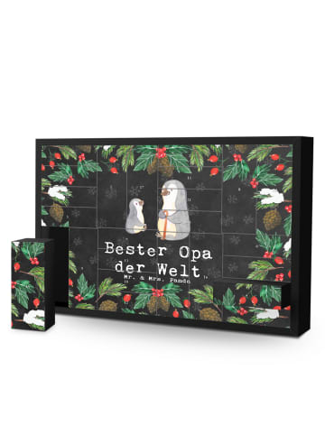 Mr. & Mrs. Panda Adventskalender Zum Befüllen Pinguin Bester Opa... in Kreidetafel