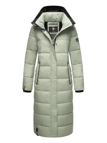 Navahoo Steppmantel Isalie in Smokey Mint