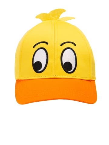 Logoshirt Snapback Cap Maus - Ente Mascot in gelb-orange