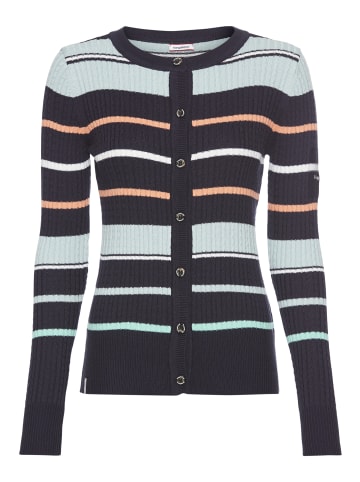 Kangaroos Strickjacke in marine-gestreift