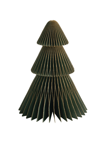 Beliani 5er-Set Dekofigur VORMA in Grün/Beige